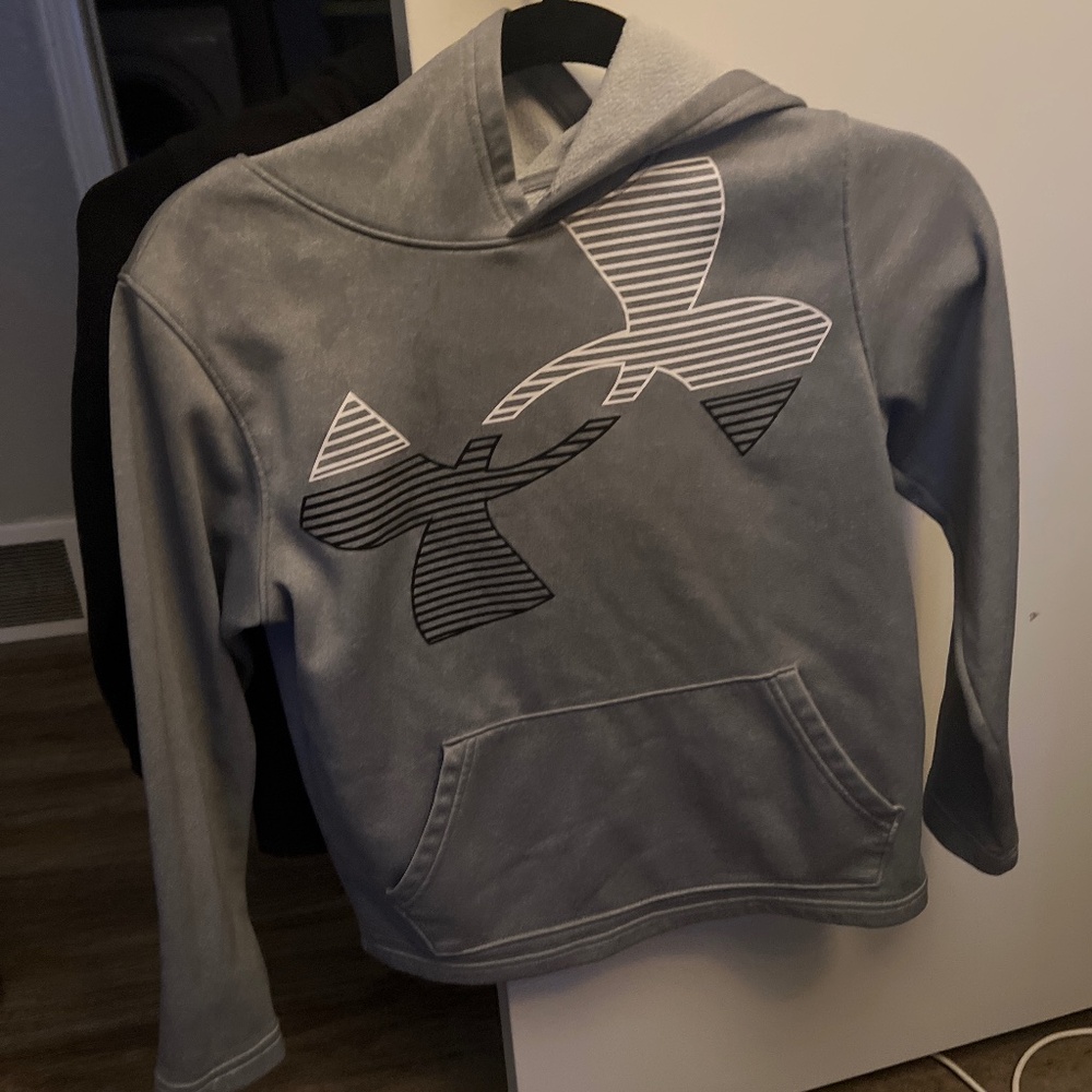 Under Armour Boys Hoodie Gray